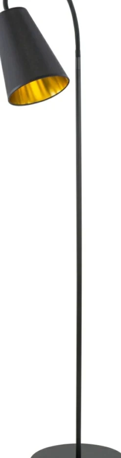 Sklep Kaja Minimalistyczna lampa podłogowa TK 1099 WIRE GOLD | Kaja Oświetlenie* Tradycyjne Lampy Podłogowe