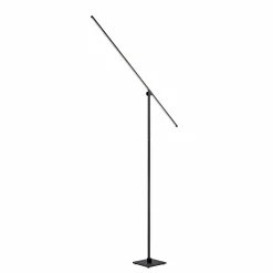 Sklep Kaja Minimalistyczna lampa stojąca LED - czarna 407-18 z serii PURE-GRAFO* Lampy Led