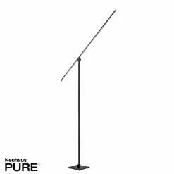 Sklep Kaja Minimalistyczna lampa stojąca LED - czarna 407-18 z serii PURE-GRAFO* Lampy Led