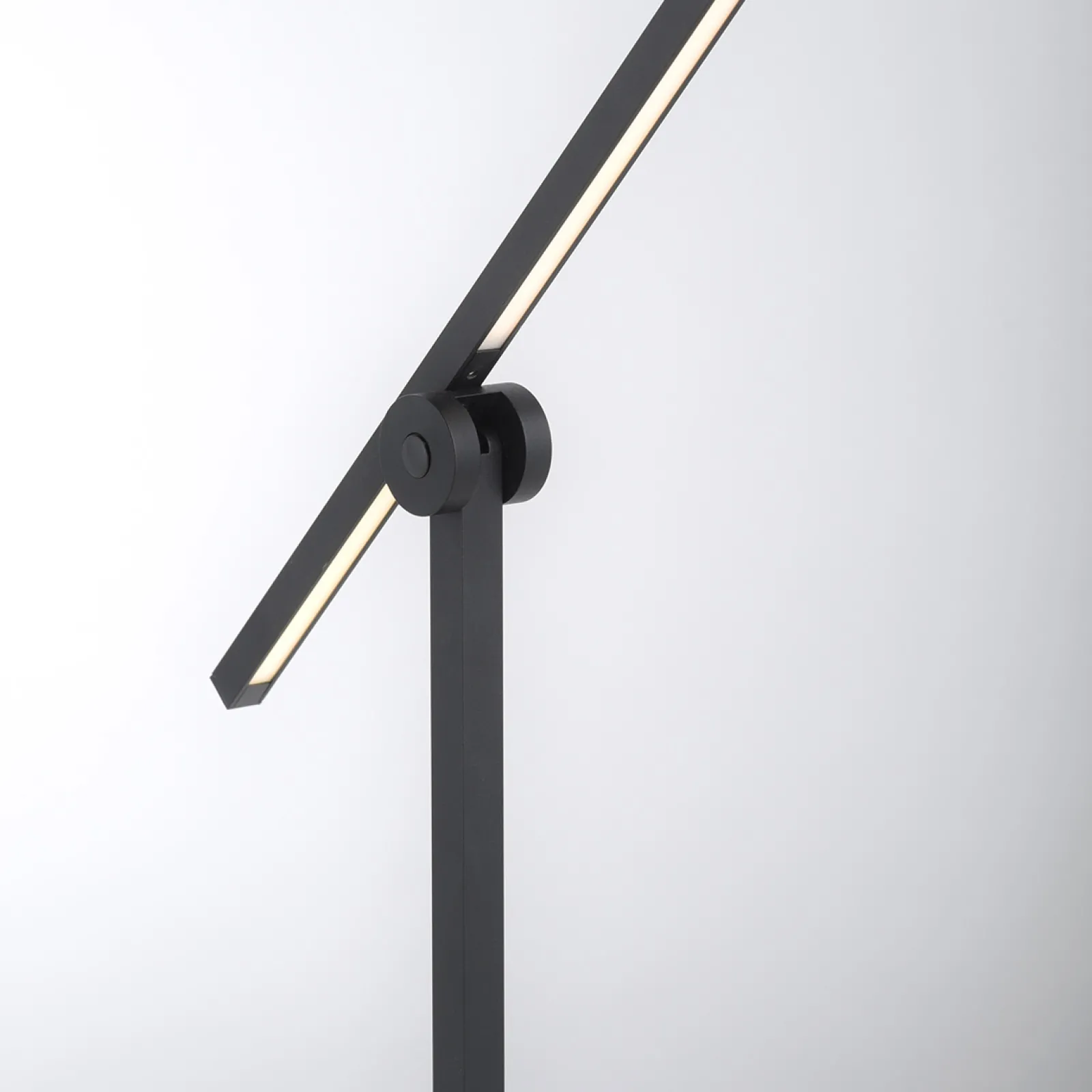 Sklep Kaja Minimalistyczna lampa stojąca LED - czarna 407-18 z serii PURE-GRAFO* Lampy Led