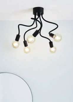 Sklep Kaja Minimalistyczna lampa sufitowa pięć żarówek 107931 | Kaja Oświetlenie Shop