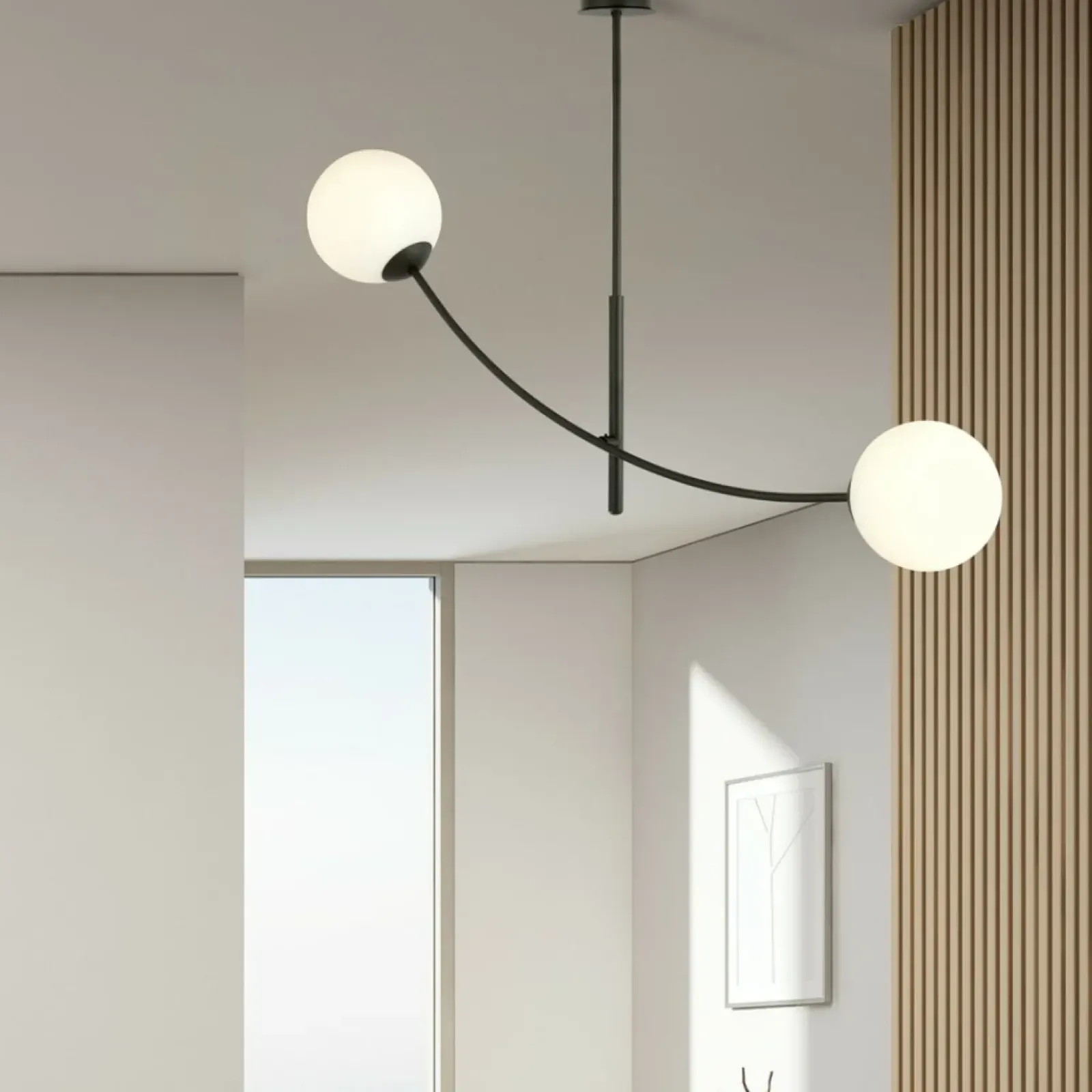 Sklep Kaja Minimalistyczna lampa sufitowa do korytarza 1102/2 HUNTER | Kaja Clearance