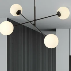 Sklep Kaja Minimalistyczna lampa sufitowa, cztery klosze 1169/4 LINEAR | Kaja Best