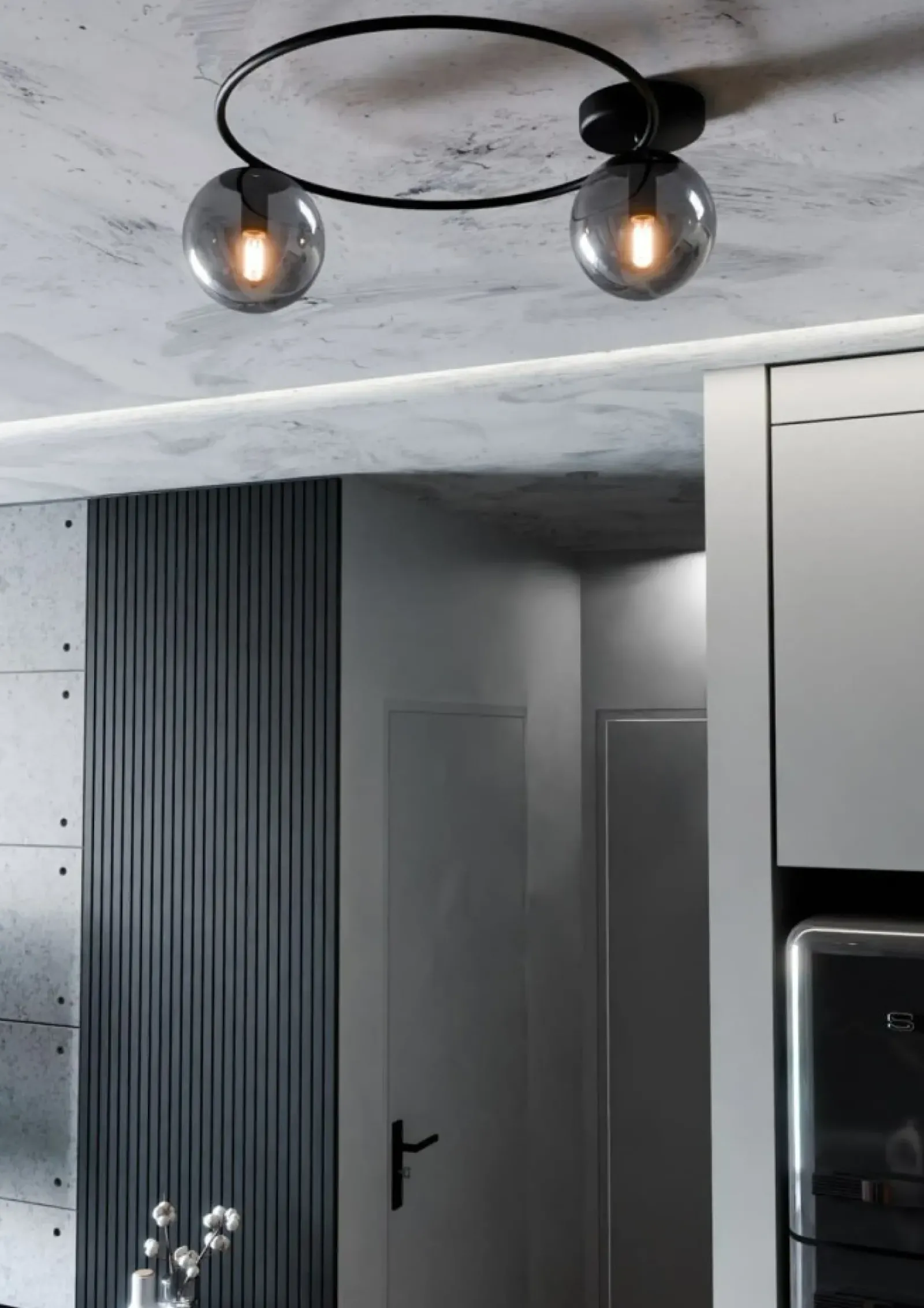 Sklep Kaja Minimalistyczna lampa sufitowa do korytarza 1256/2 z serii SOPRA Cheap