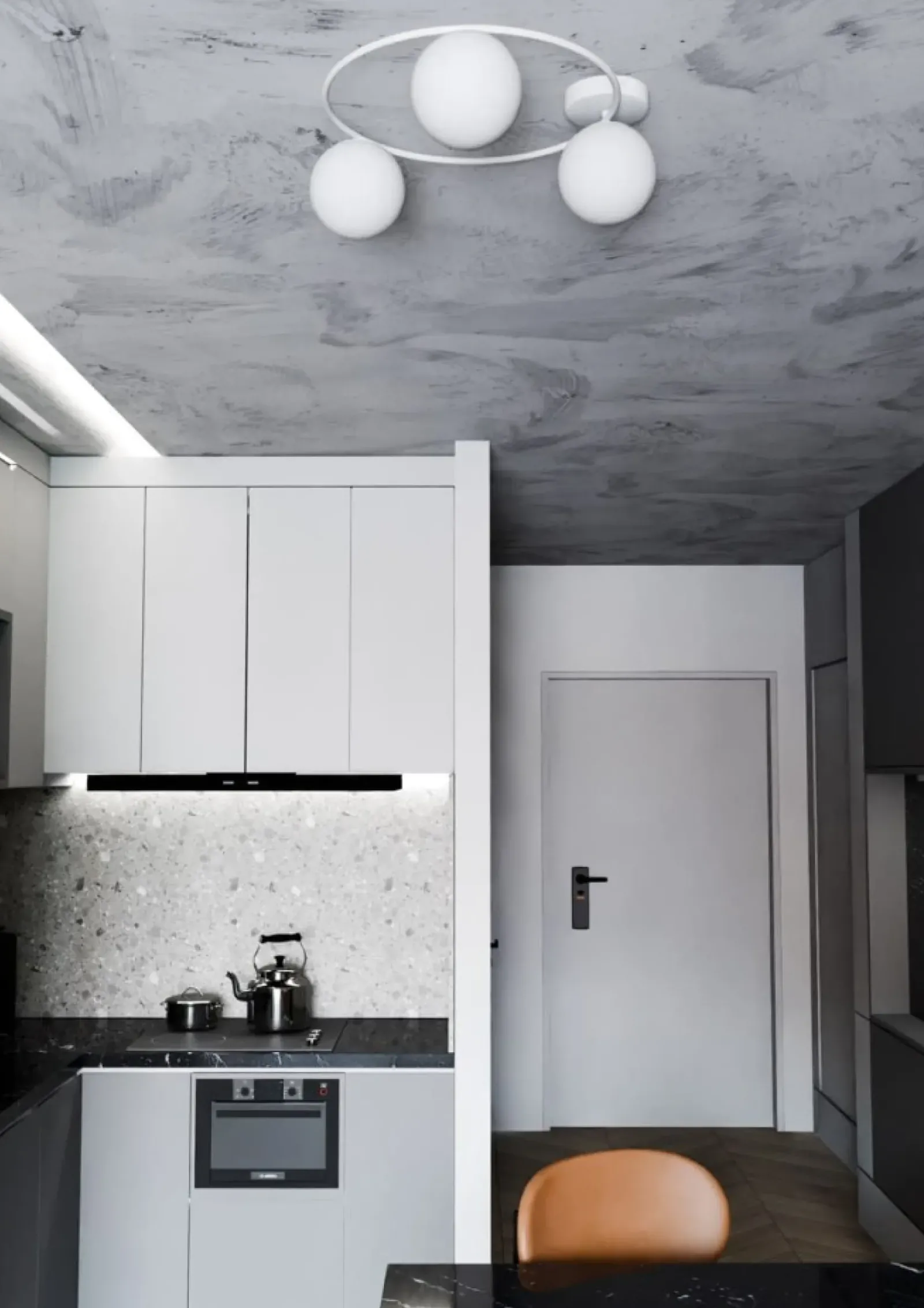 Sklep Kaja Minimalistyczna lampa sufitowa z kloszami 1258/3 z serii SOPRA | Kaja biały Best