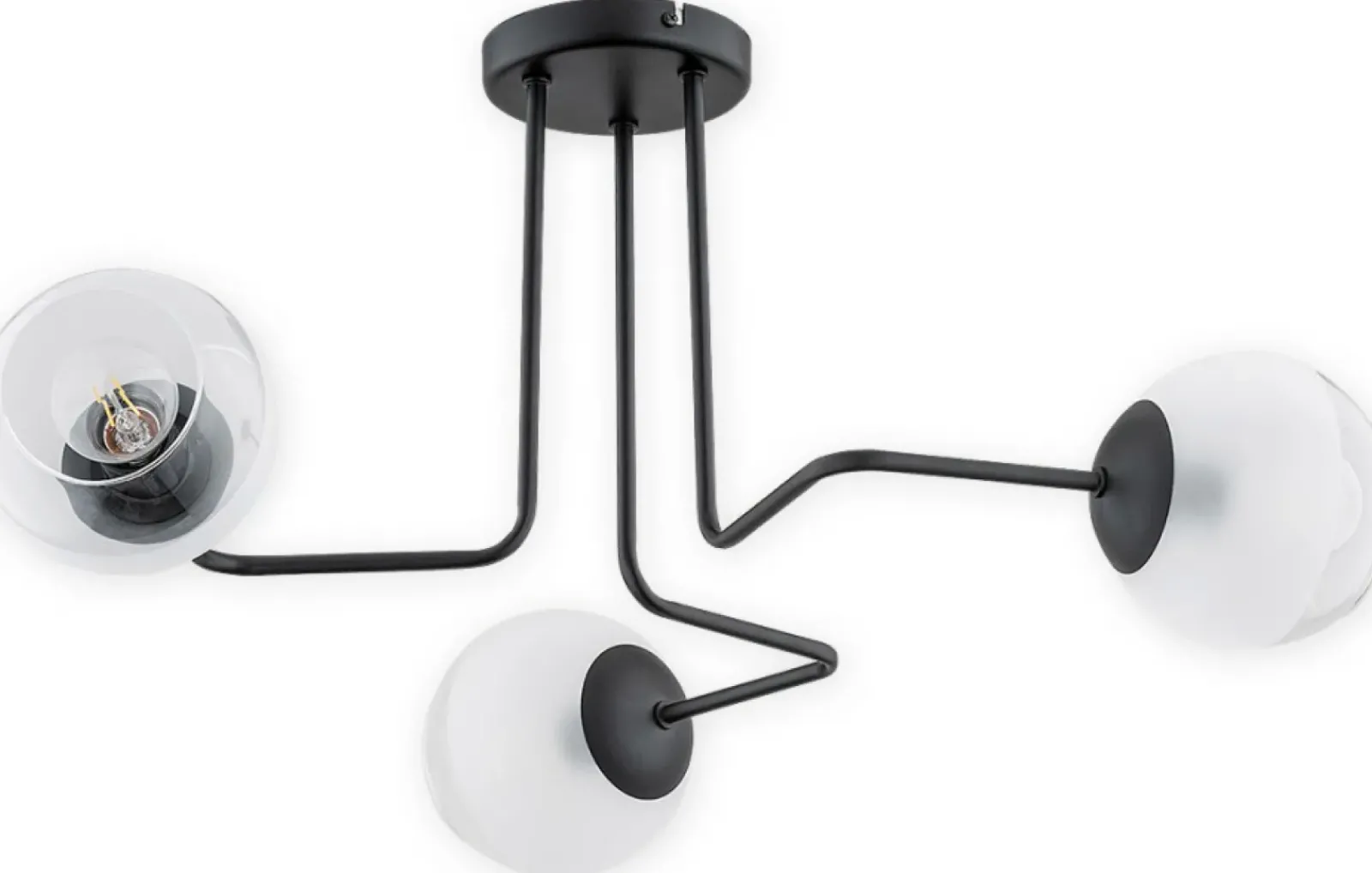 Sklep Kaja Minimalistyczna lampa sufitowa O3083 W3 CZA PINOX | Kaja Oświetlenie* Randole Tradycyjne