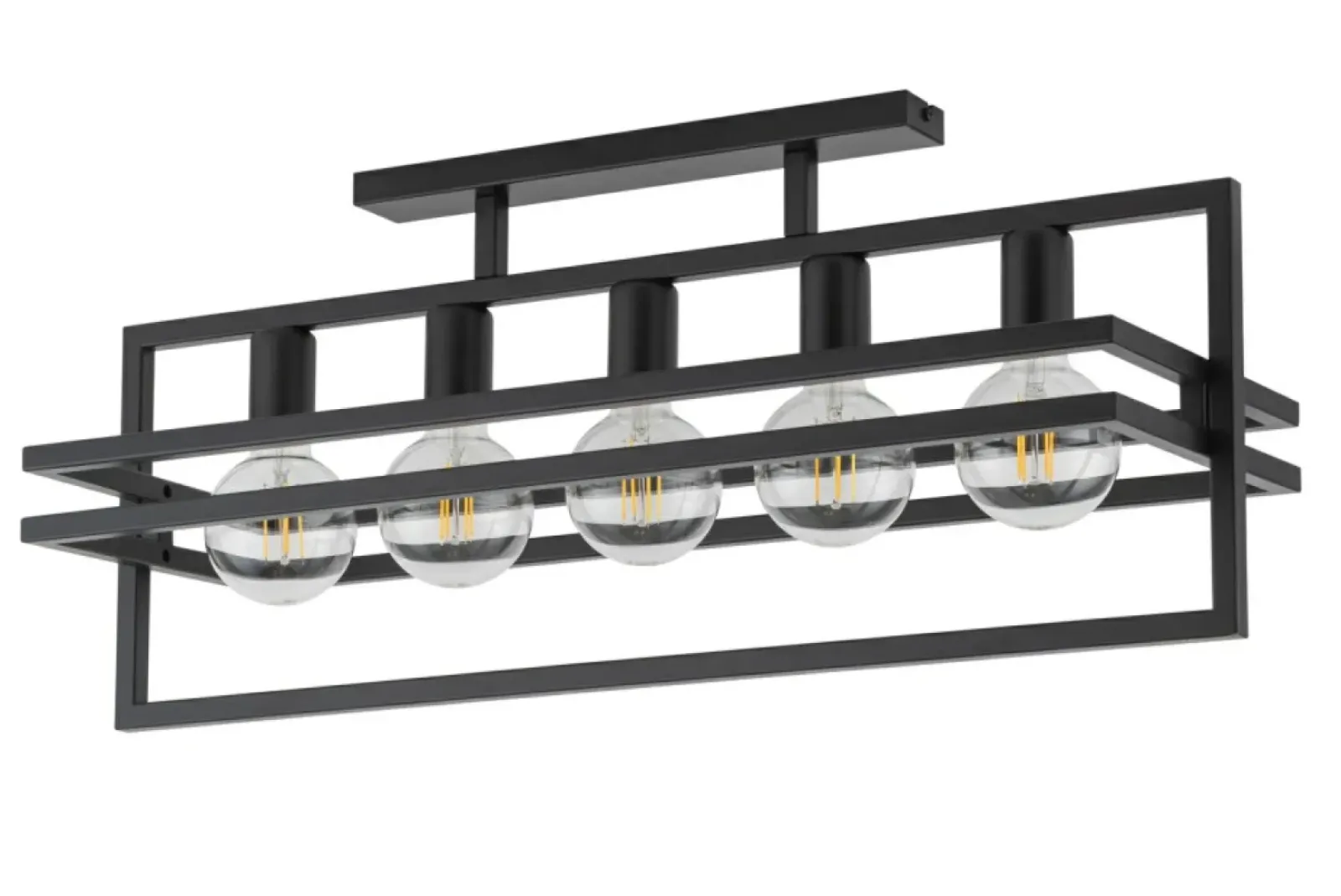 Sklep Kaja Minimalistyczna lampa sufitowa do salonu SIG 32409 z serii MERCI CZ czarny Fashion