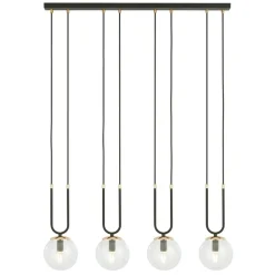 Sklep Kaja Minimalistyczna lampa wisząca do jadalni 1114/4 GLAM | Kaja Cheap