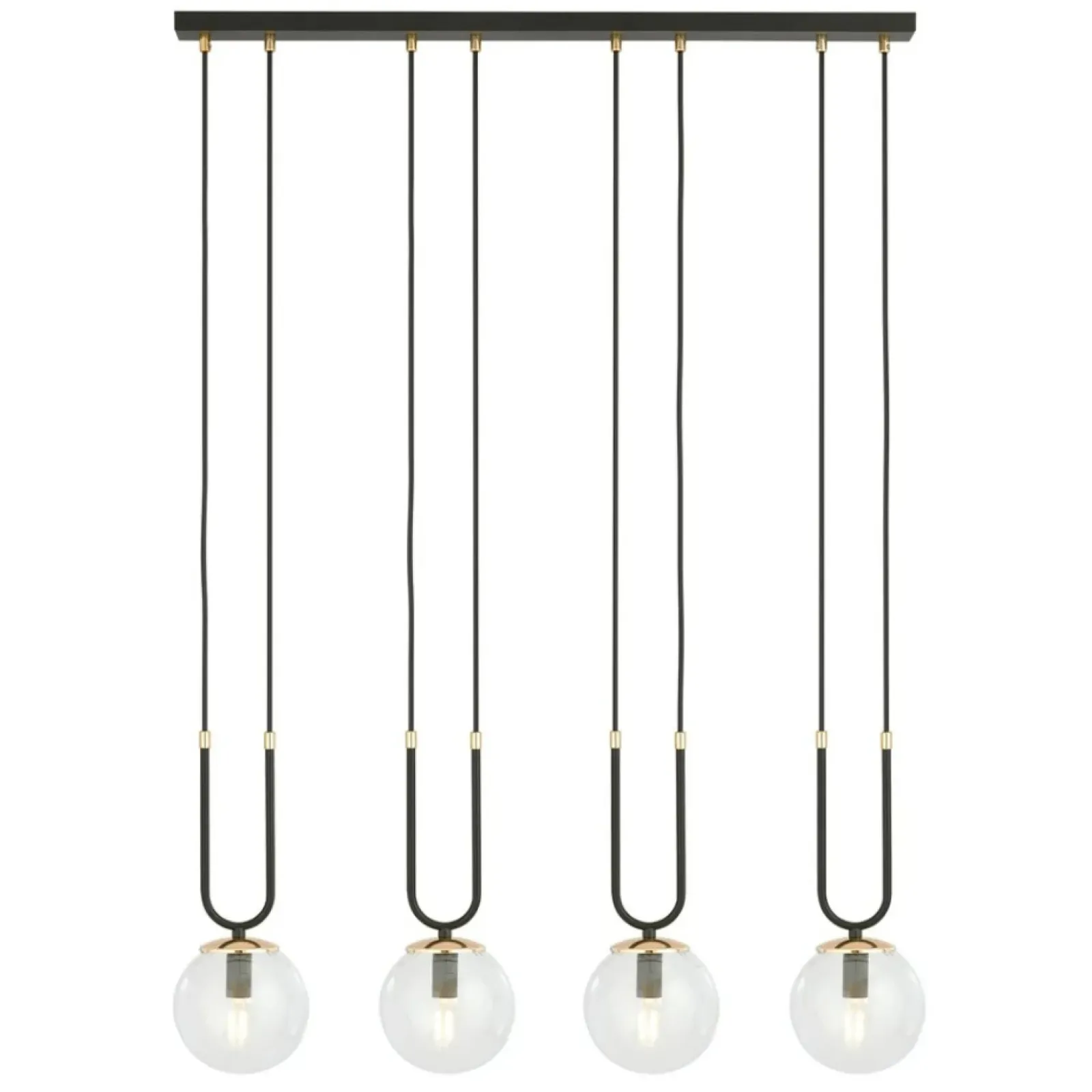 Sklep Kaja Minimalistyczna lampa wisząca do jadalni 1114/4 GLAM | Kaja Cheap