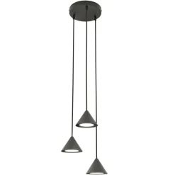 Sklep Kaja Minimalistyczna lampa wisząca 1330/3PREM ELIT 3 PREMIUM BLACK | Kaja czarny Clearance