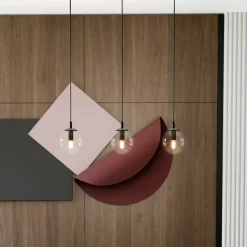 Sklep Kaja Minimalistyczna lampa wisząca z kloszami 711/3 | Kaja Oświetlenie Fashion