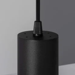 Sklep Kaja Minimalistyczna lampa wisząca, czarna tuba ABR-ZSC-GU10 ECHO | Kaja czarny Fashion