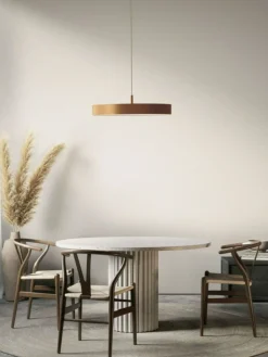 Sklep Kaja Minimalistyczna lampa wisząca ⌀60cm z pilotem AZ5092 MARCELLO | Kaja Outlet