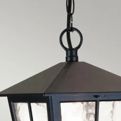 Sklep Kaja Minimalistyczna lampa wisząca BL48M-BLACK z serii CANTERBURY* Lampy Ogrodowe Stojące