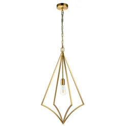 Sklep Kaja Minimalistyczna lampa wisząca, złota FE-NICO-P-L-BB z serii NICO oksydowanymosiądz Sale