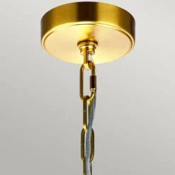 Sklep Kaja Minimalistyczna lampa wisząca, złota FE-NICO-P-L-BB z serii NICO oksydowanymosiądz Sale