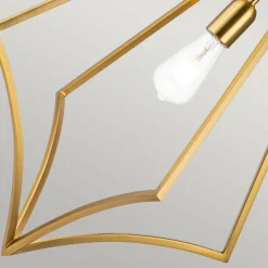 Sklep Kaja Minimalistyczna lampa wisząca, złota FE-NICO-P-L-BB z serii NICO oksydowanymosiądz Sale