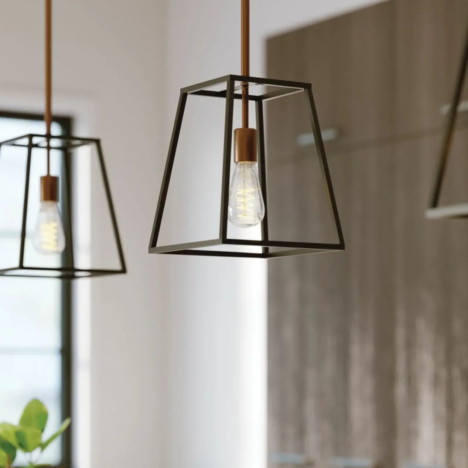 Sklep Kaja Minimalistyczna lampa wisząca, druciana HK-FULTON-P z serii FULTON New
