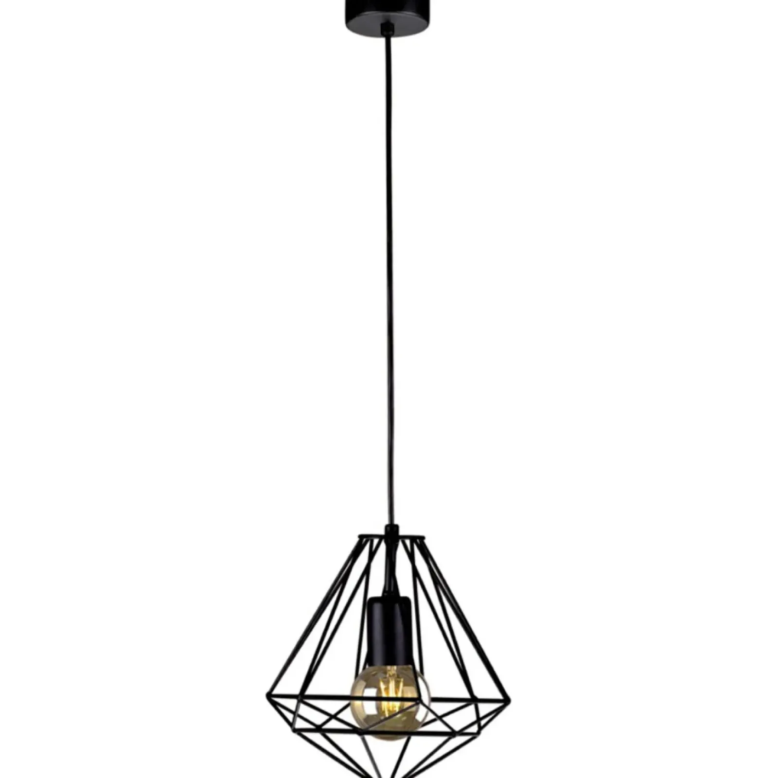 Sklep Kaja Minimalistyczna lampa wisząca do jadalni K-4018 MARKO | Kaja czarny Outlet