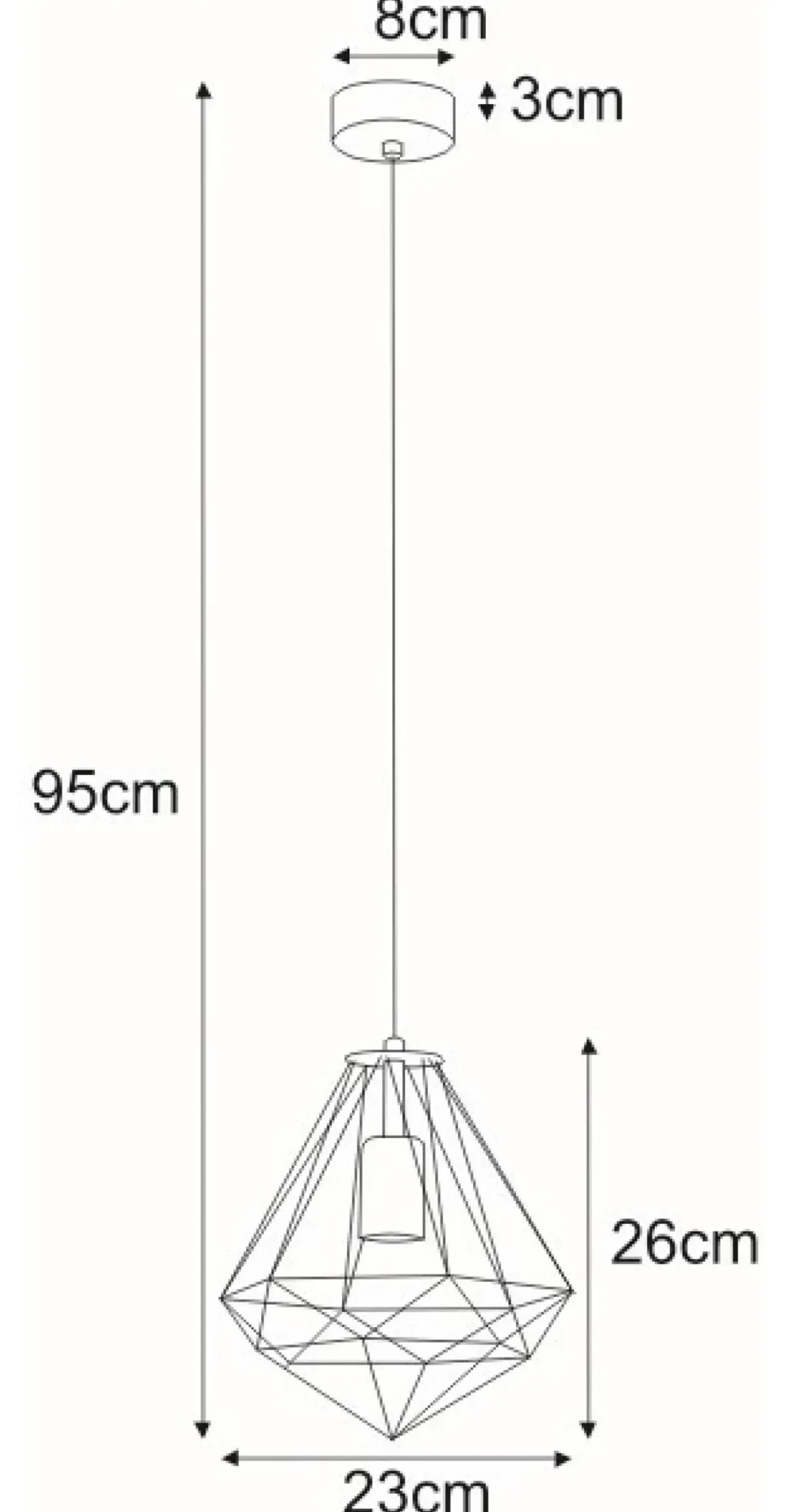 Sklep Kaja Minimalistyczna lampa wisząca do jadalni K-4018 MARKO | Kaja czarny Outlet