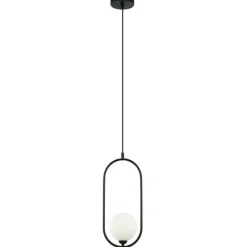 Sklep Kaja Minimalistyczna lampa wisząca do jadalni PND-3965-1-BK z serii LUPUS Hot