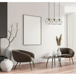 Sklep Kaja Minimalistyczna lampa wisząca nad stół PND-74889-3-BK z serii AINA Clearance