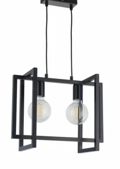 Sklep Kaja Minimalistyczna lampa wisząca na ozdobne żarówki SIG 32233 EDEN czarny Cheap