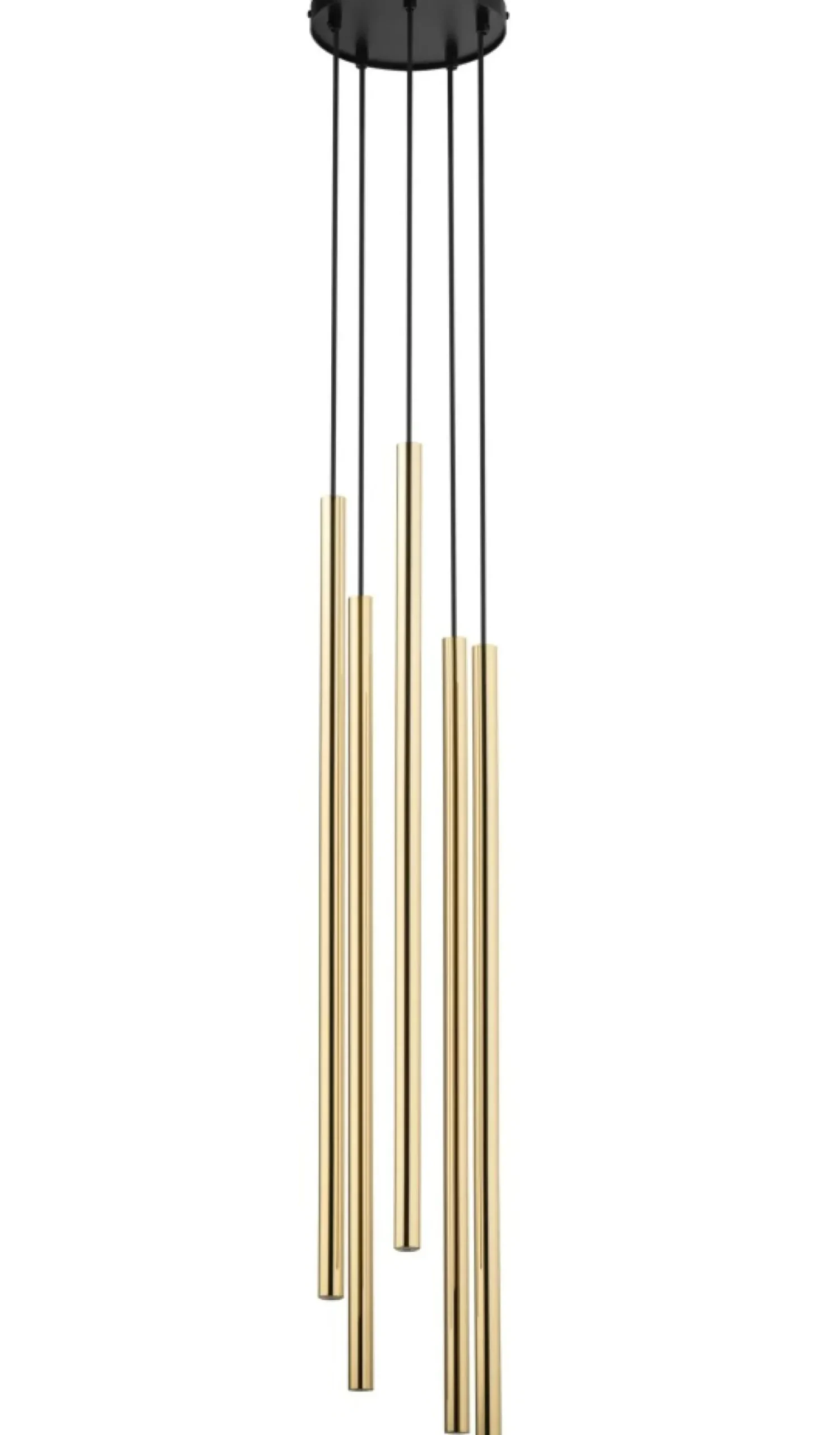 Sklep Kaja Minimalistyczna lampa wisząca, złote rurki SIG 40749 SOPEL LUX | Kaja Outlet
