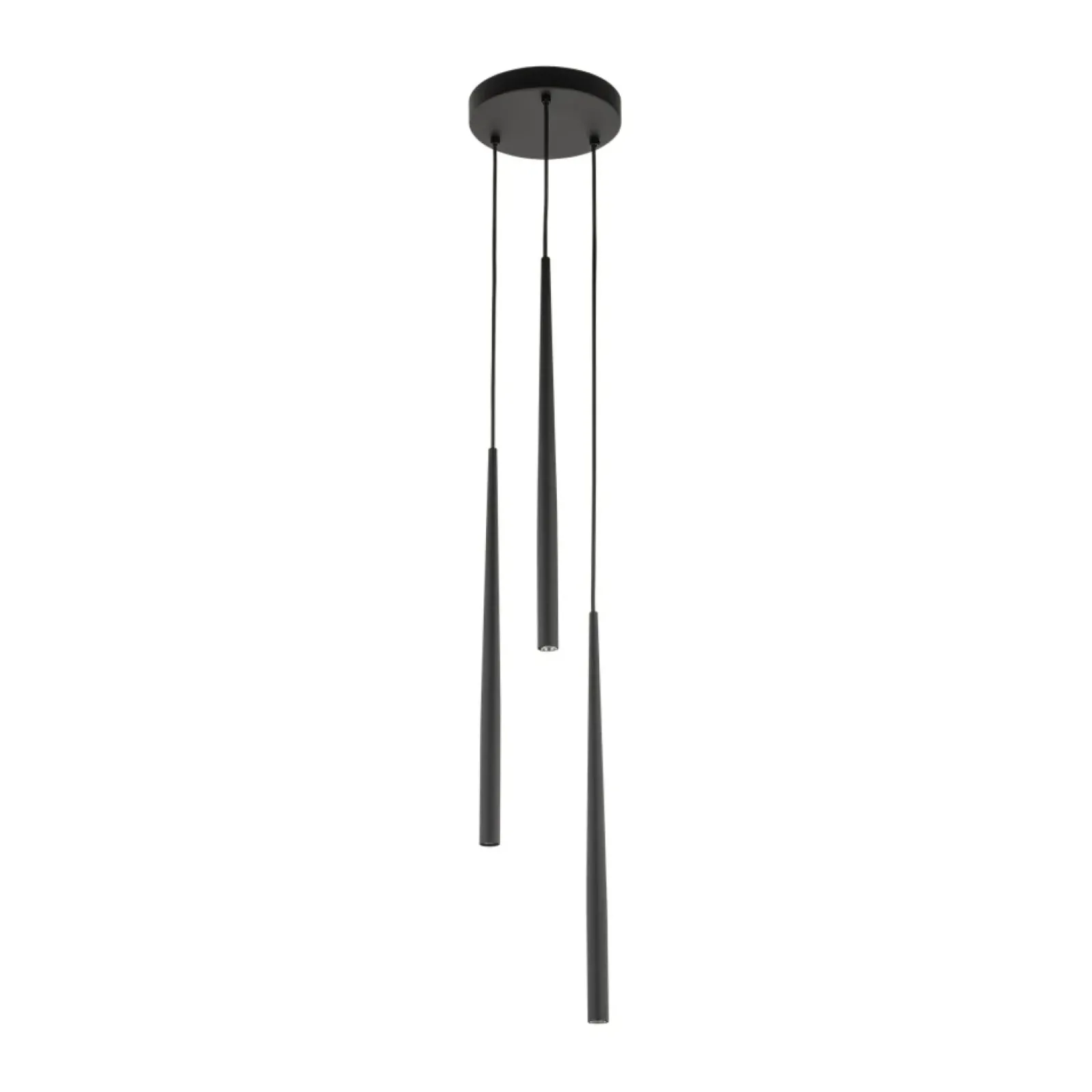 Sklep Kaja Minimalistyczna lampa wisząca z tubami TK 10113 PIANO BLACK | Kaja Store