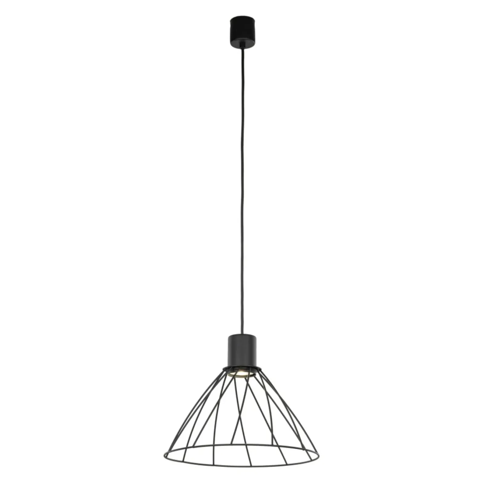Sklep Kaja Minimalistyczna lampa wisząca z drutu TK 10160 MODESTO BLACK | Kaja Clearance