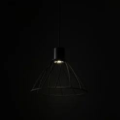 Sklep Kaja Minimalistyczna lampa wisząca z drutu TK 10160 MODESTO BLACK | Kaja Clearance