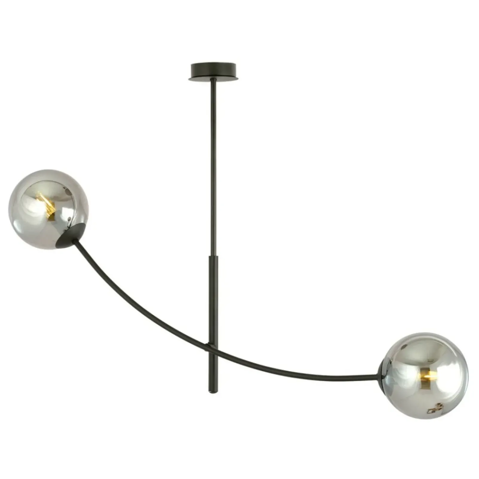 Sklep Kaja Minimalistyczna lampa z ciemnymi kloszami 1100/2 HUNTER | Kaja Cheap