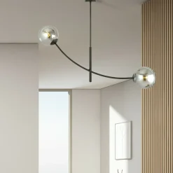 Sklep Kaja Minimalistyczna lampa z ciemnymi kloszami 1100/2 HUNTER | Kaja Cheap