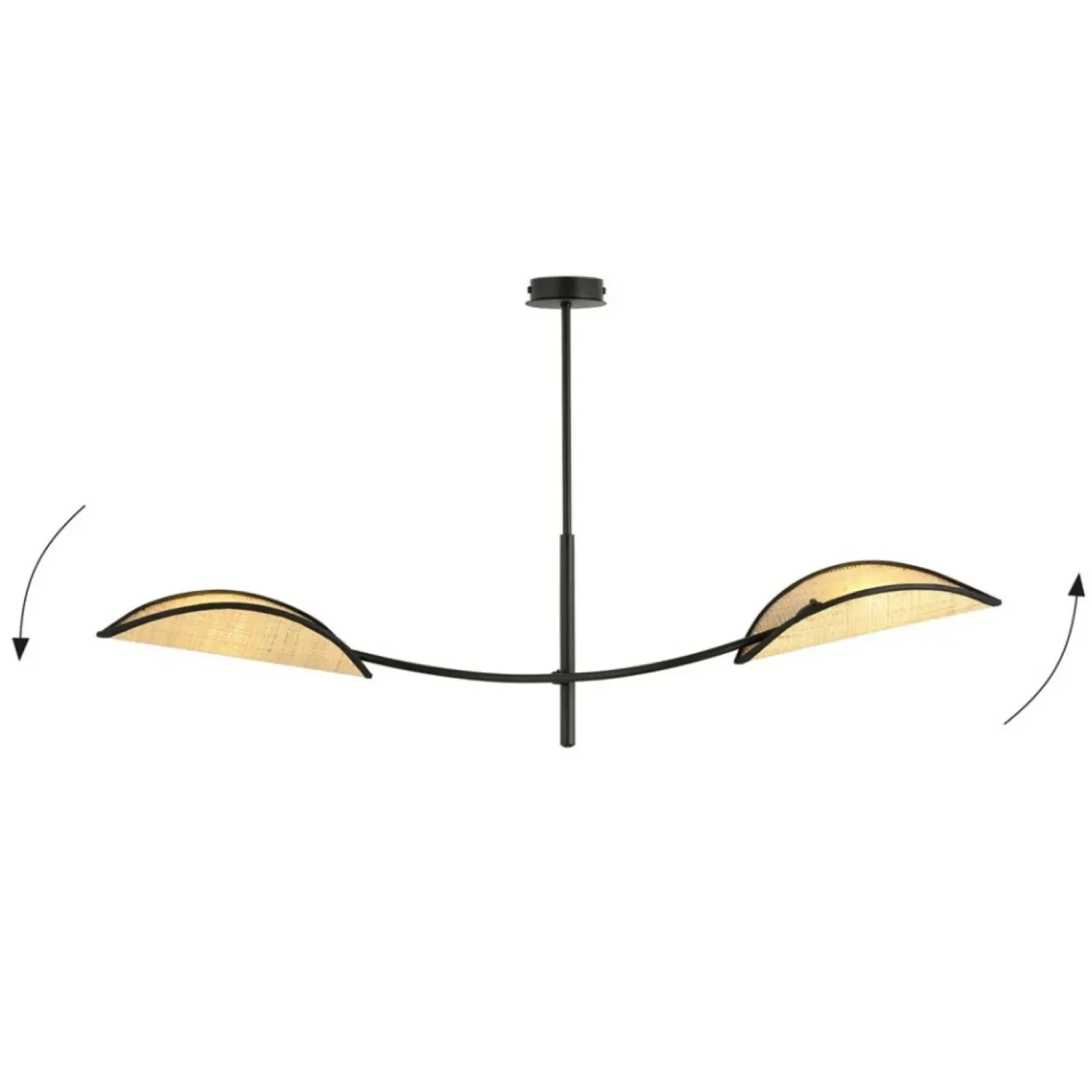 Sklep Kaja Minimalistyczna lampa z ozdobnymi abażurami 1108/2 LOTUS | Kaja Best