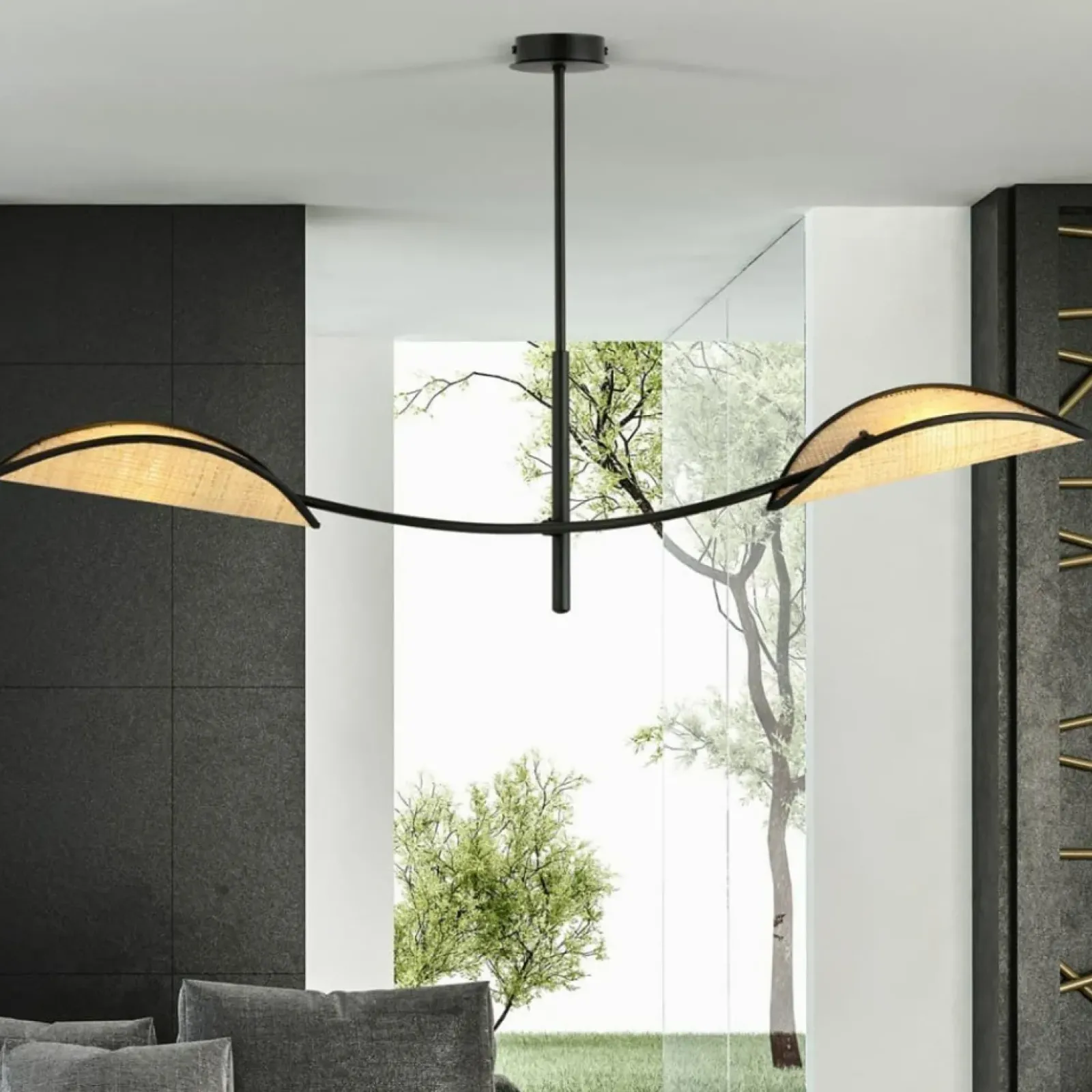 Sklep Kaja Minimalistyczna lampa z ozdobnymi abażurami 1108/2 LOTUS | Kaja Best