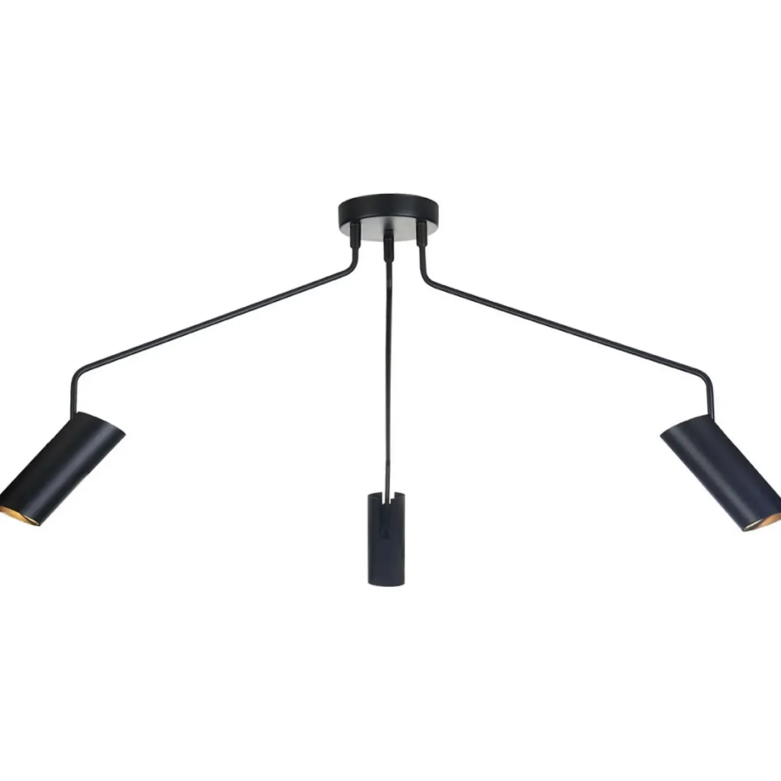 Sklep Kaja Minimalistyczna lampa z tubami LP-17001/3C BK FUTURO | Kaja Best Sale