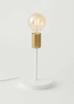 Sklep Kaja Minimalistyczna lampka stołowa na ozdobną żarówkę SIG 50317 GINO* Nowoczesne Lampki Stołowe