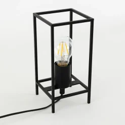Sklep Kaja Minimalistyczna lampka stołowa TB-3343-1S-BK MELANDO | Kaja* Nowoczesne Lampki Stołowe