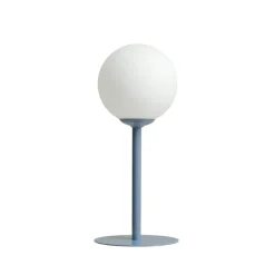 Sklep Kaja Minimalistyczna, niebieska lampka na szafkę nocną 1080B16 PINNE* Nowoczesne Lampki Stołowe