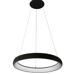 Sklep Kaja Minimalistyczna obręcz LED ⌀61cm 5280-850RP-BK-3 ALESSIA | Kaja Shop