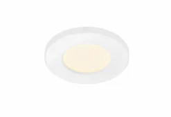 Sklep Kaja Minimalistyczna okrągła biała lampa sufitowa 107688 | Kaja Oświetlenie* Lampy Led|Plafony Klasyczne