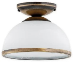Sklep Kaja Minimalistyczna patynowa lampa sufitowa O3132 P1 PAT | Kaja* Randole Tradycyjne