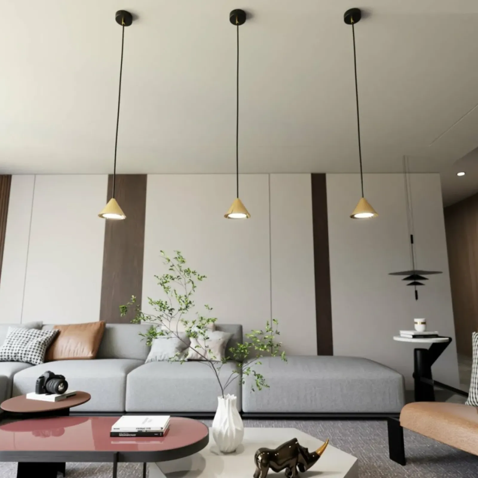Sklep Kaja Minimalistyczna, stożkowa lampa wisząca 1329/1 ELIT | Kaja Oświetlenie Hot