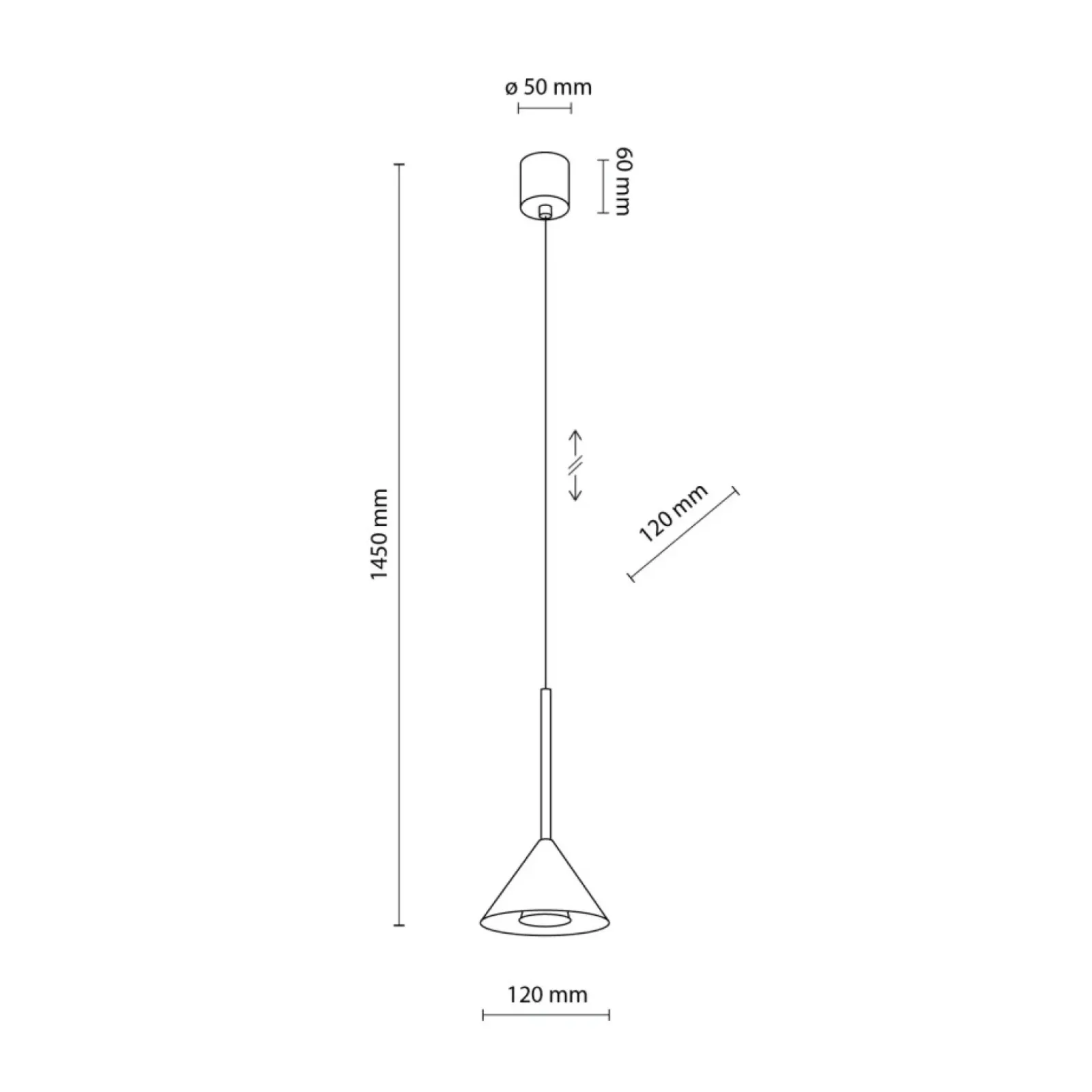 Sklep Kaja Minimalistyczna, stożkowa lampa TK 10304 CONO BLACK MINI | Kaja Best Sale