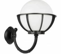 Sklep Kaja Minimalistyczny kinkiet elewacyjny, czarny K 3012/1/KPO 250* Kinkiety Ogrodowe