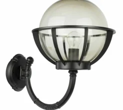 Sklep Kaja Minimalistyczny kinkiet elewacyjny, czarny K 3012/1/KPO 250* Kinkiety Ogrodowe
