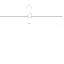 Sklep Kaja Minimalistyczny kinkiet ledowy o mocy 10W, 4000K 8128 | Kaja* Lampy Led