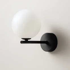 Sklep Kaja Minimalistyczny, klasyczny kinkiet ścienny K-5553 z serii ASPEN* Kinkiety Ze Szklanym Kloszem