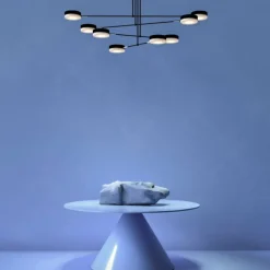 Sklep Kaja Minimalistyczny żyrandol LED MOD070PL-L48B3K FAD | Kaja Oświetlenie czarny Online