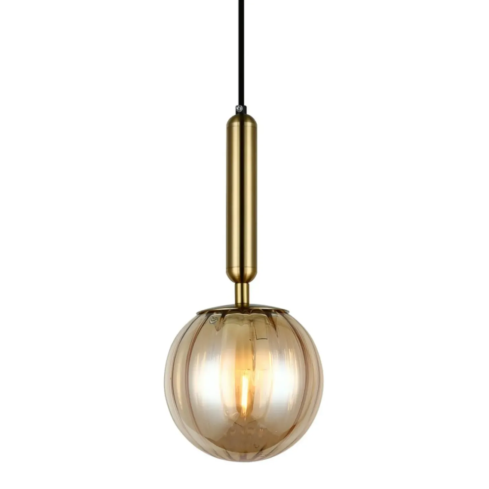 Sklep Kaja Minimalistyczny zwis PND-2324-1 BRO+AMB RAVENA | Kaja Oświetlenie Outlet